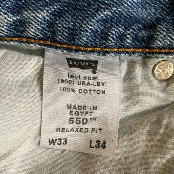 Levi’s vintage 550, 33x34 - Picture 4 of 10